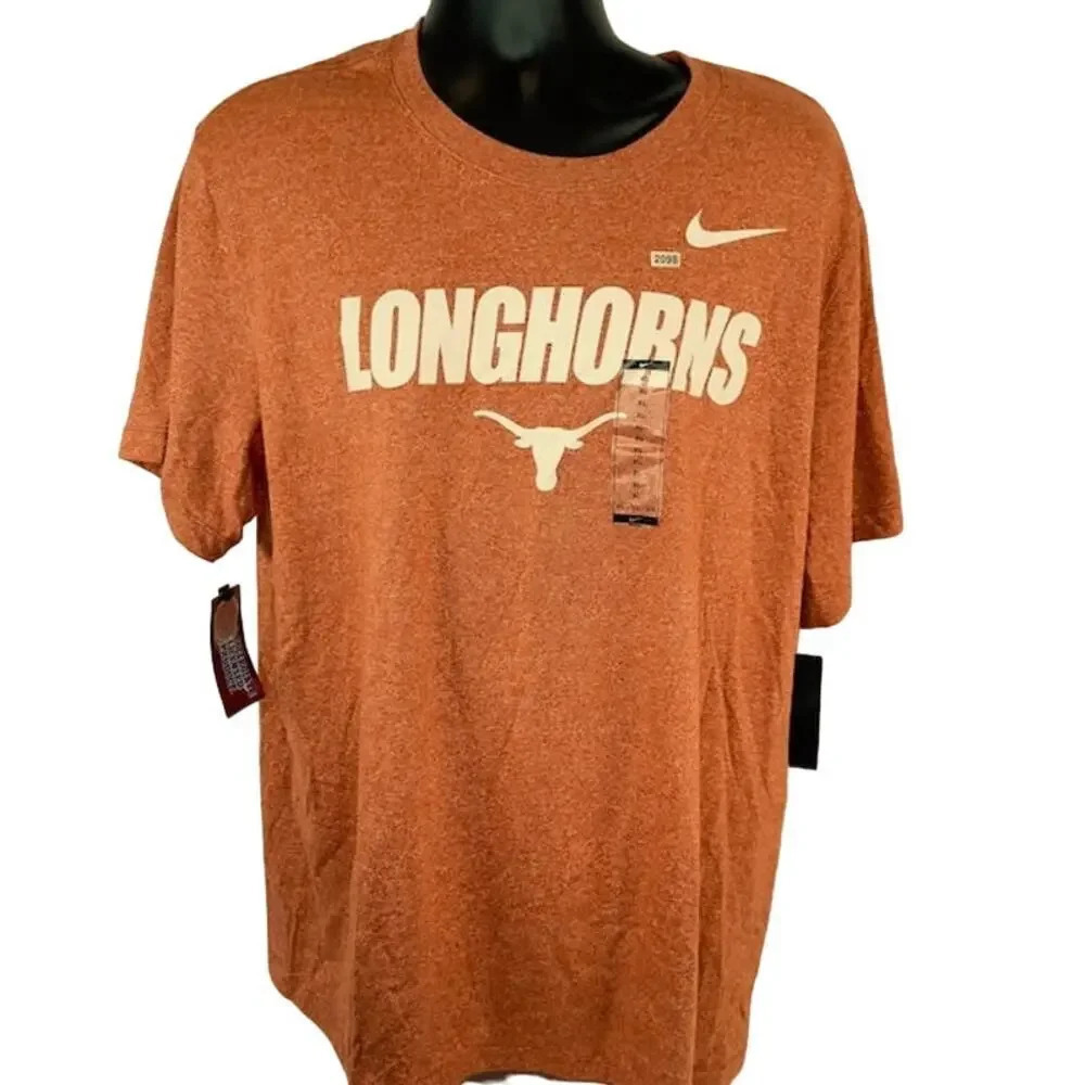Nike Orange Longhorns Short Sleeve Tee